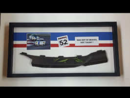 Framed Porsche Air Dam